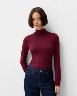 Body manga larga cuello alto de Bershka en Bodies para argentina