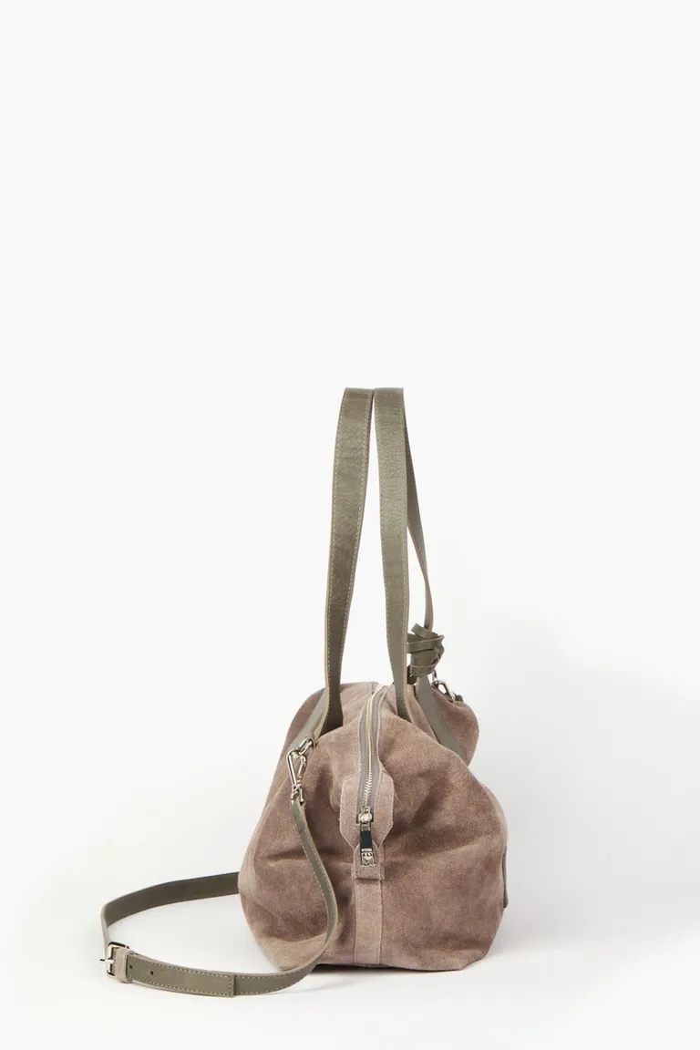 Bolso femenino con manijas cortas, correa larga desmontable y bolsillo frontal adicional extraíble de Mishka en Bolsos y Carteras para argentina