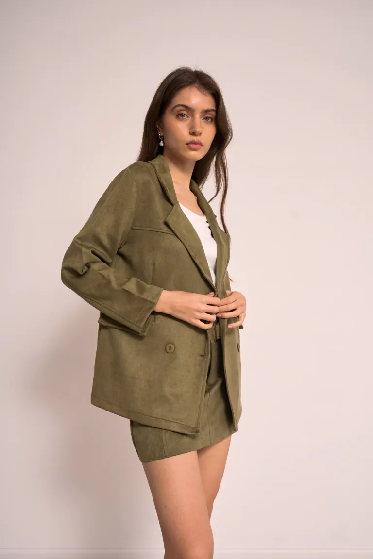 Blazer de corte recto con detalles de recorte y bolsillos laterales de Lemmon en Blazers para argentina