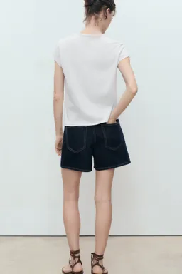 Camiseta algodón estampada de Mango en Remeras para argentina