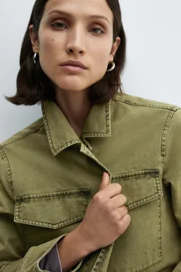 Sobrecamisa algodón bolsillos de Mango en Camisas para argentina