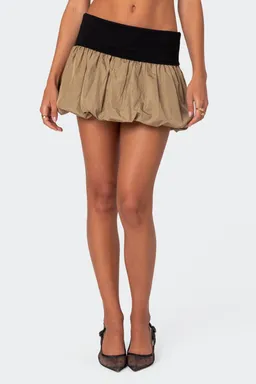 Minifalda nylon acolchada liv de Edikted en Faldas para argentina