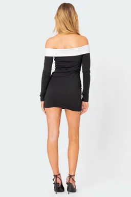 Mini vestido yolanda con doblez de Edikted en Vestidos para argentina