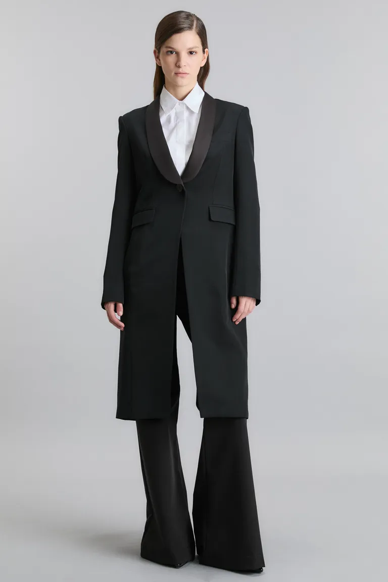 Chaqueta estilo frac de corte regular y largo por debajo de las rodillas de Kosiuko en Chaquetas para argentina