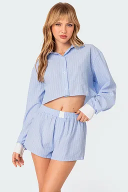 Camisa lea corta abotonada de Edikted en Camisas para argentina