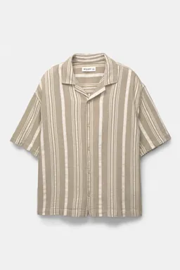 Camisa rayas manga corta de Pull&Bear en Camisas para argentina