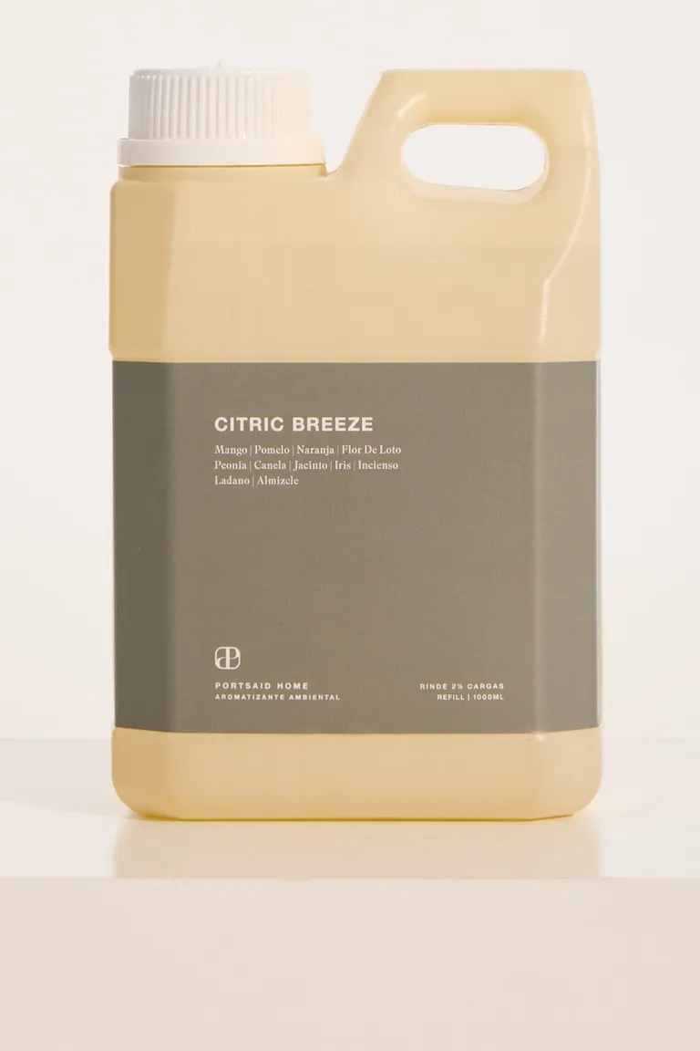 Repuesto de fragancia para hogar con notas de mango, pomelo y naranja 1L de Portsaid en Fragancias para argentina