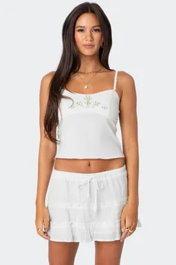 Musculosa bordada prairie de Edikted en Tops para argentina