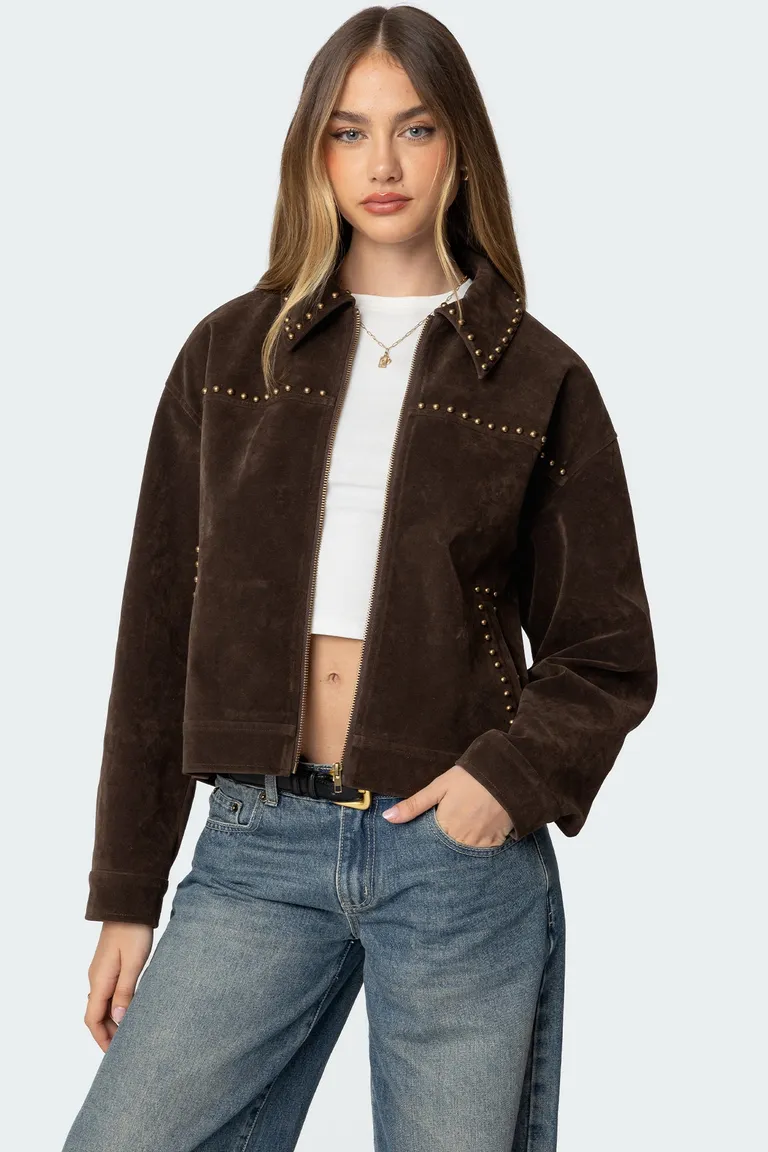 Campera gamuza sintética memphis de Edikted en Chaquetas para argentina