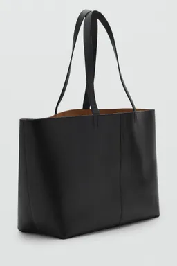 Bolso shopper grande piel de Mango en Bolsos y Carteras para argentina