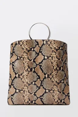 Bolso animal print asa metálica de Mango en Bolsos y Carteras para argentina