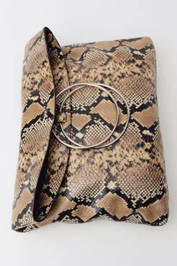 Bolso animal print asa metálica de Mango en Bolsos y Carteras para argentina