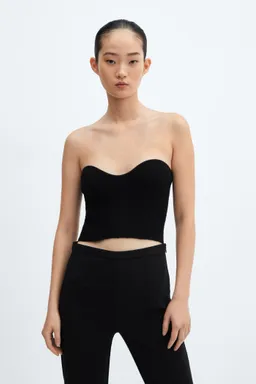 Top corsetero tweed de Mango en Tops para argentina