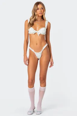 Top bikini con pliegues de Edikted en Swimwear y Beachwear para argentina