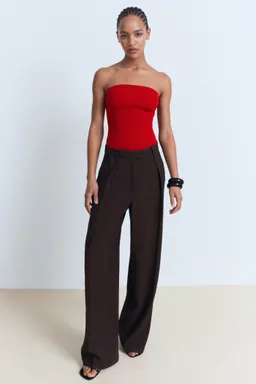 Top entallado strapless de Mango en Tops para argentina