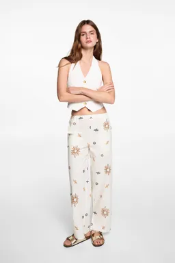 Pantalón estampado soles de Mango Teen en Pantalones para argentina