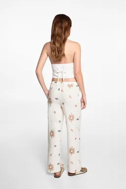 Pantalón estampado soles de Mango Teen en Pantalones para argentina