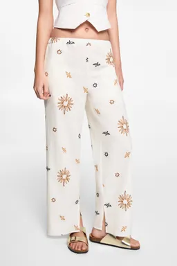 Pantalón estampado soles de Mango Teen en Pantalones para argentina