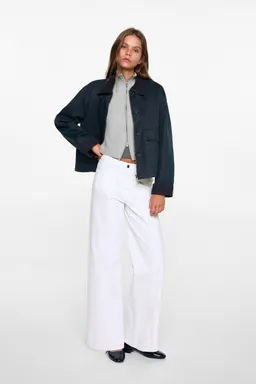 Jeans wideleg costuras decorativas de Mango Teen en Pantalones para argentina