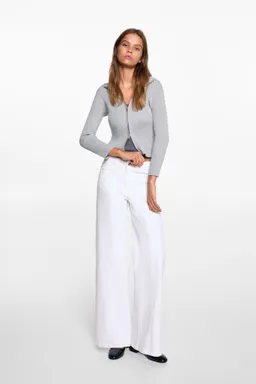 Jeans wideleg costuras decorativas de Mango Teen en Pantalones para argentina