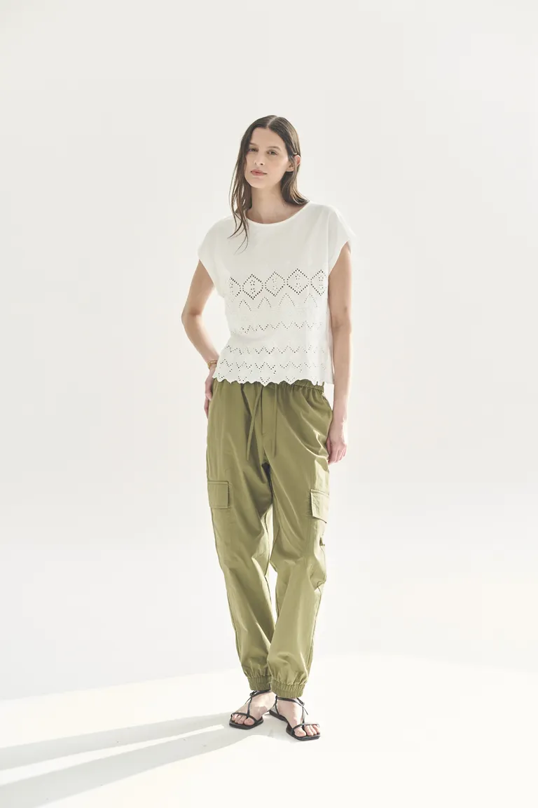 Pantalones cargo de estilo casual y silueta suelta para mujer de Akiabara en Pantalones para argentina