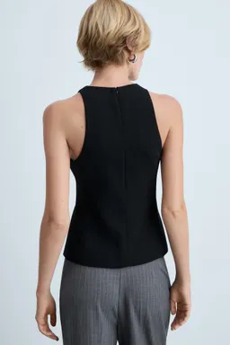 Top crop tirantes anchos de Mango en Tops para argentina