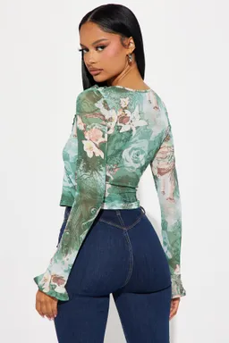 Top if he wanted ruffle de Fashion Nova en Blusas para argentina