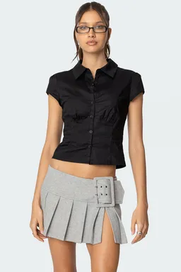 Camisa massie entallada con botones de Edikted en Camisas para argentina