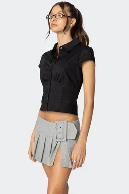Camisa massie entallada con botones de Edikted en Camisas para argentina