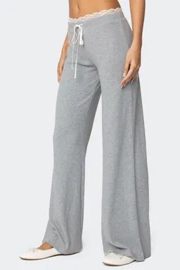 Pantalones encaje peekaboo de Edikted en Pantalones para argentina