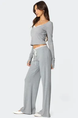 Pantalones encaje peekaboo de Edikted en Pantalones para argentina