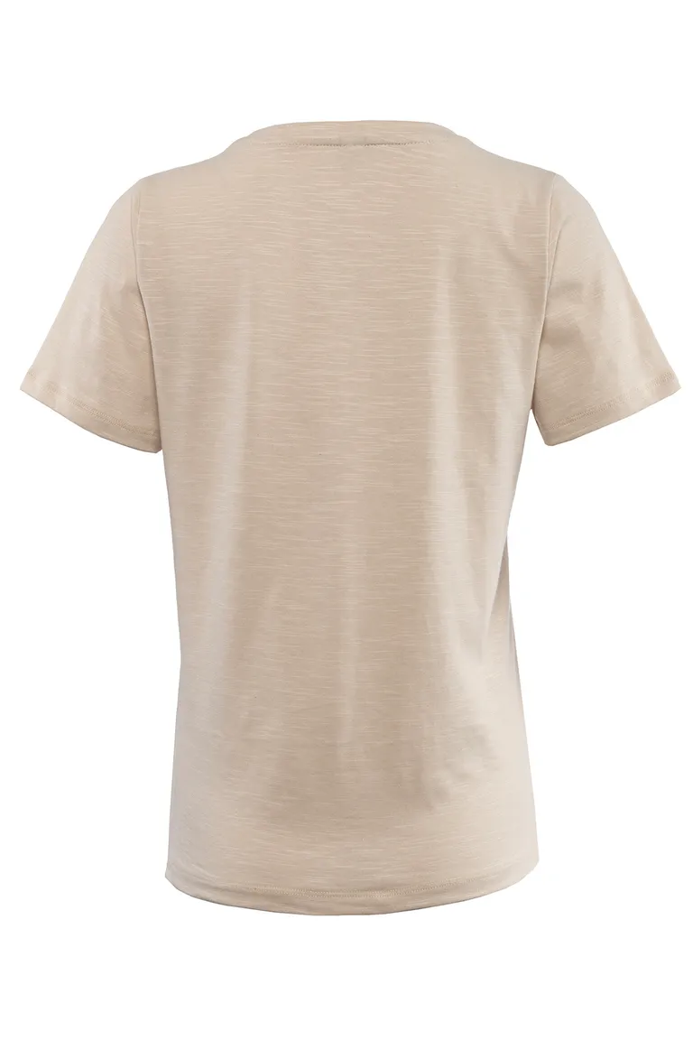 Remera manga corta con escote en V, confeccionada en jersey flame de Kill en Remeras para argentina