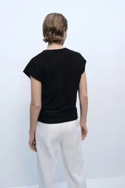Remera tejido fino sin mangas de Mango en Tops para argentina
