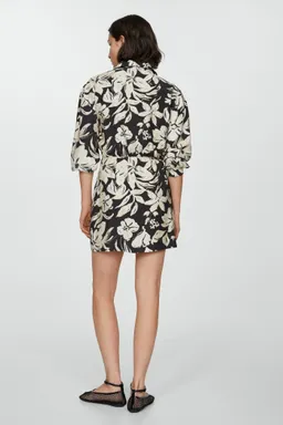 Vestido camisero estampado floral de Mango en Vestidos para argentina
