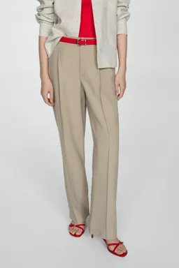 Pantalón recto pinzas de Mango en Pantalones para argentina