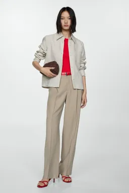 Pantalón recto pinzas de Mango en Pantalones para argentina