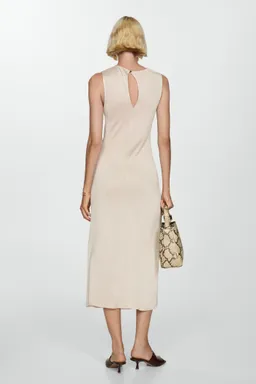 Vestido punto con nudo de Mango en Vestidos para argentina