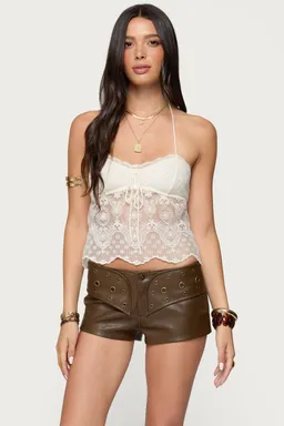 Top halter amarie encaje de Edikted en Tops para argentina