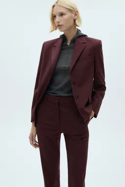 Pantalón traje raya diplomática de Mango en Pantalones para argentina