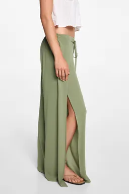 Pantalón palazzo con aberturas de Mango Teen en Pantalones para argentina