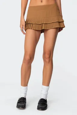 Mini skort plisado doble de Edikted en Faldas para argentina