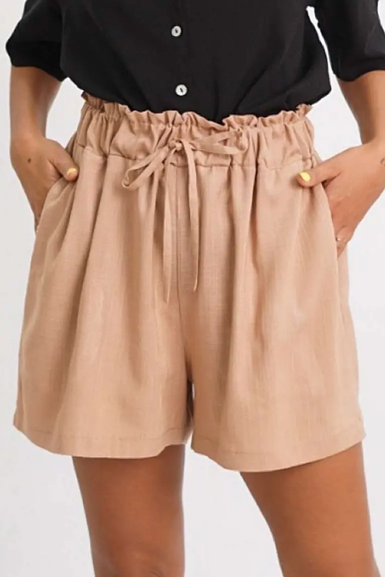 Short Lino con Bolsillos de Hesed en Shorts para argentina