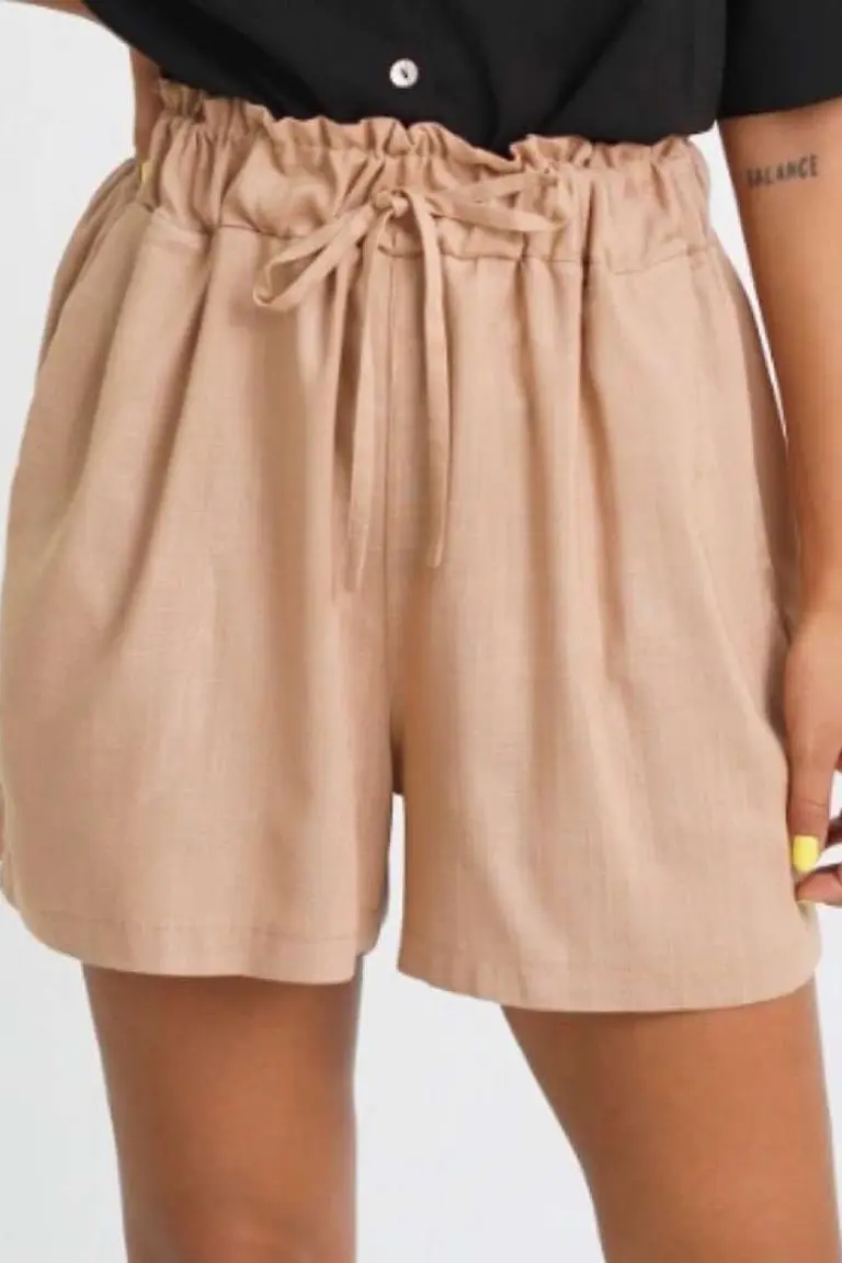 Short Lino con Bolsillos de Hesed en Shorts para argentina