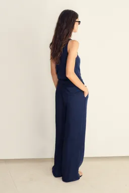 Top denim fruncido lateral de Mango en Tops para argentina