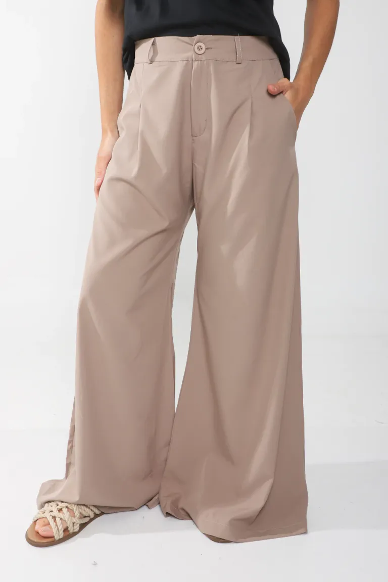 Pantalón de corte amplio y diseño elegante para mujer de Belle en Pantalones para argentina