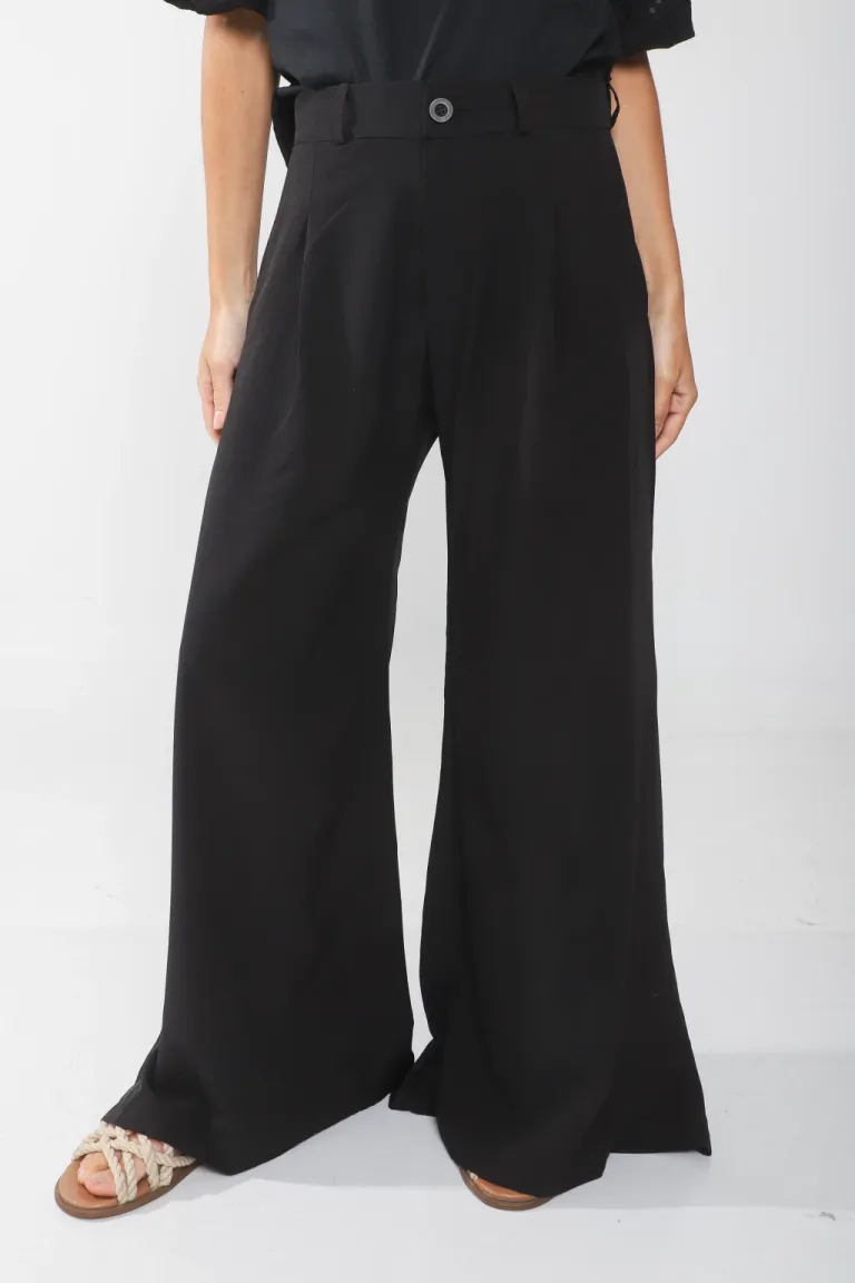 Pantalón de corte amplio y diseño elegante para mujer de Belle en Pantalones para argentina