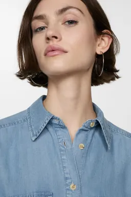 Camisa lyocell sin mangas de Mango en Camisas para argentina