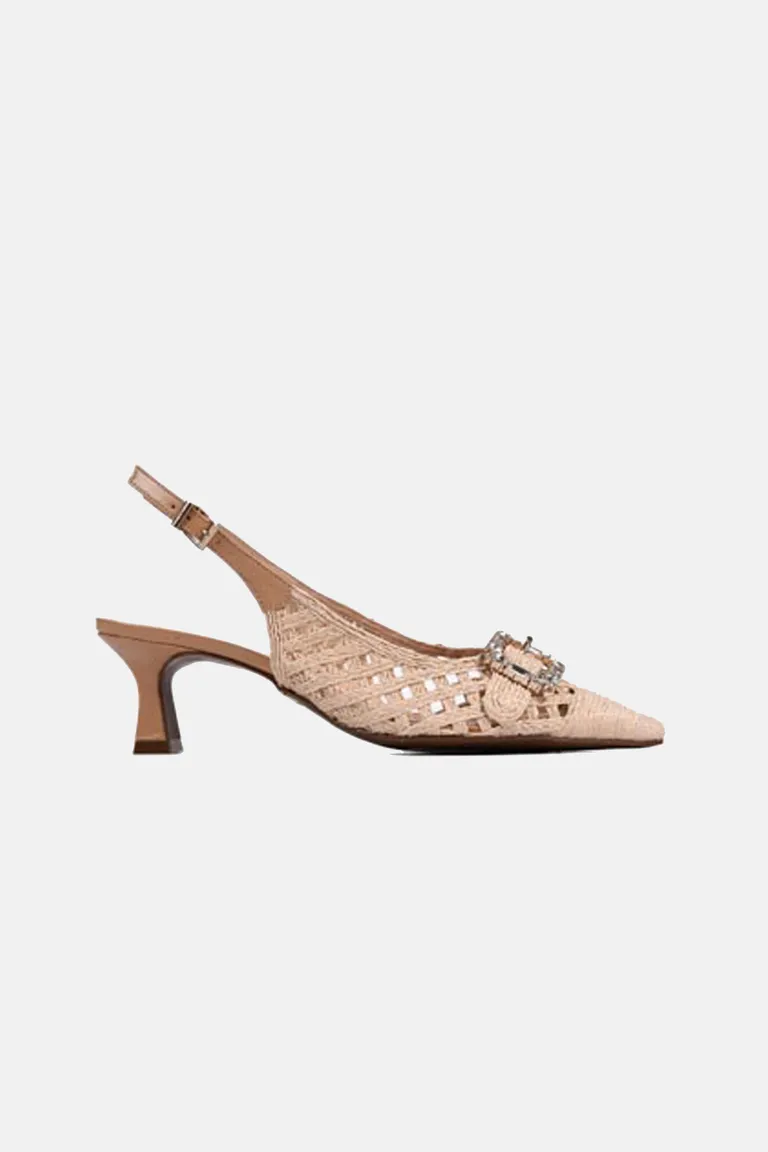 Elegantes Sandalias Slingback con Adorno de Hebilla de Justaosadia en Sandalias para argentina