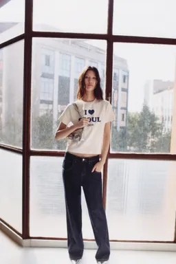 Remera algodón estampada de Mango en Remeras para argentina