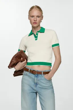 Sweater punto cuello polo de Mango en Tops para argentina